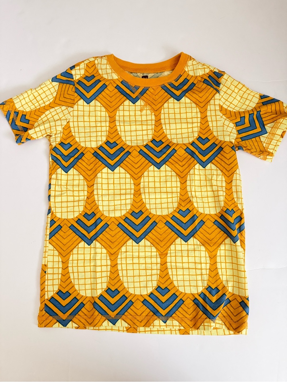 Tea Collection Pineapple Shirt Size 10